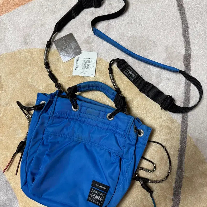 [BUNJANG] TOGA ARCHIVES x PORTER 21SS String Bag Blue / 토가아카이브 x 요시가포터 21SS 스트링백 블루