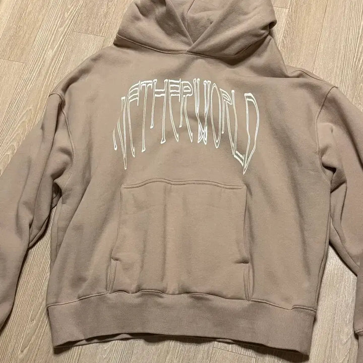 [BUNJANG] NETHERWORLD Beige Hoodie M / NETHERWORLD 후드티