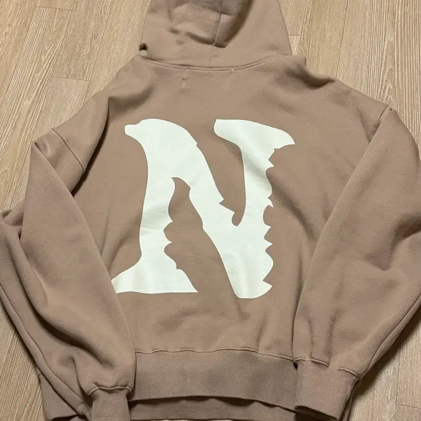 [BUNJANG] NETHERWORLD Beige Hoodie M / NETHERWORLD 후드티