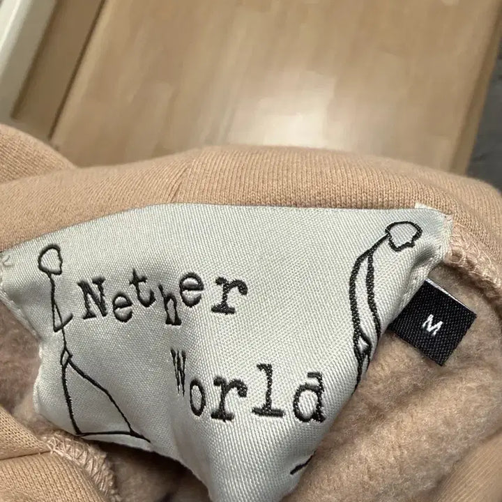 [BUNJANG] NETHERWORLD Beige Hoodie M / NETHERWORLD 후드티