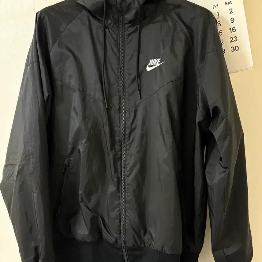 [BUNJANG] Nike Black Windbreaker Jacket (Size M) / 나이키 블랙 바람막이 M