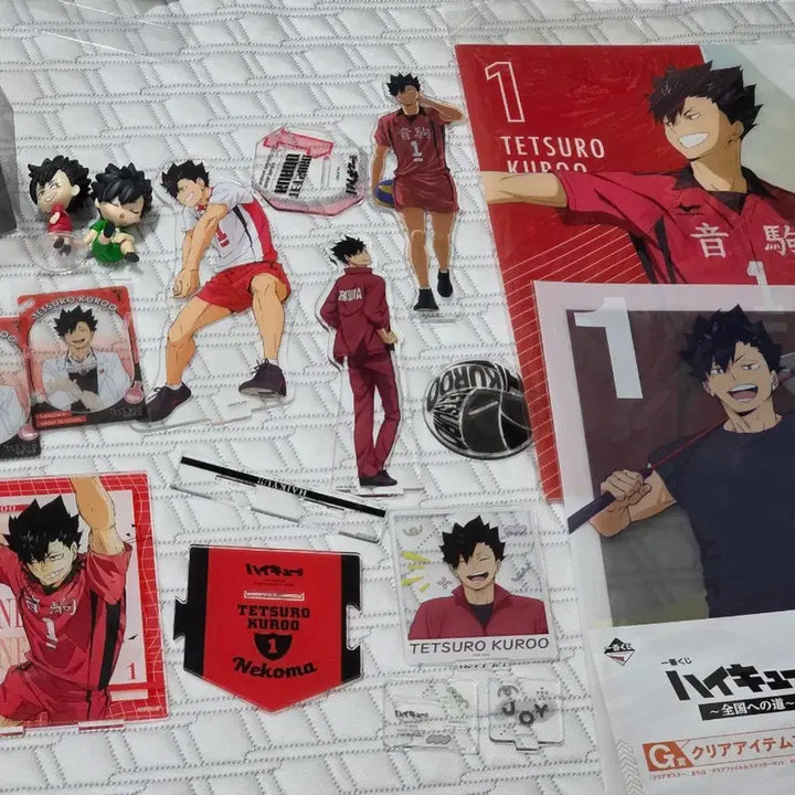 [BUNJANG] Haikyuu!! Nekoma Tetsuro Kuroo Goods Bundle Set / 일괄) 하이큐 네코마 쿠로오 테츠로 굿즈 일괄