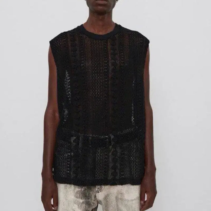 [BUNJANG] Our Legacy Crochet Sleeveless Top / 아워레가시 크로쉐 슬리브리스