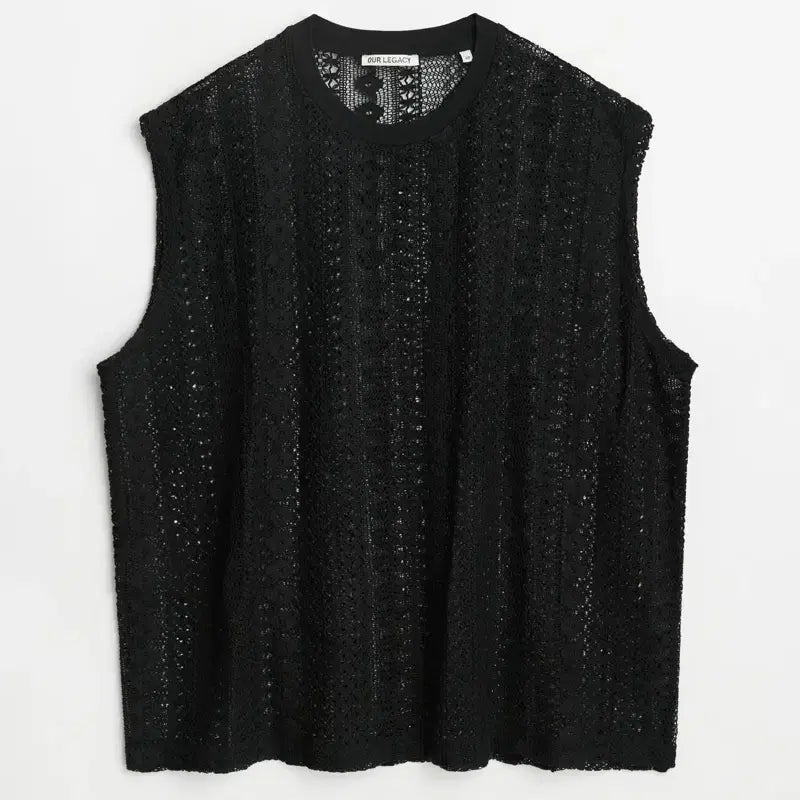 [BUNJANG] Our Legacy Crochet Sleeveless Top / 아워레가시 크로쉐 슬리브리스