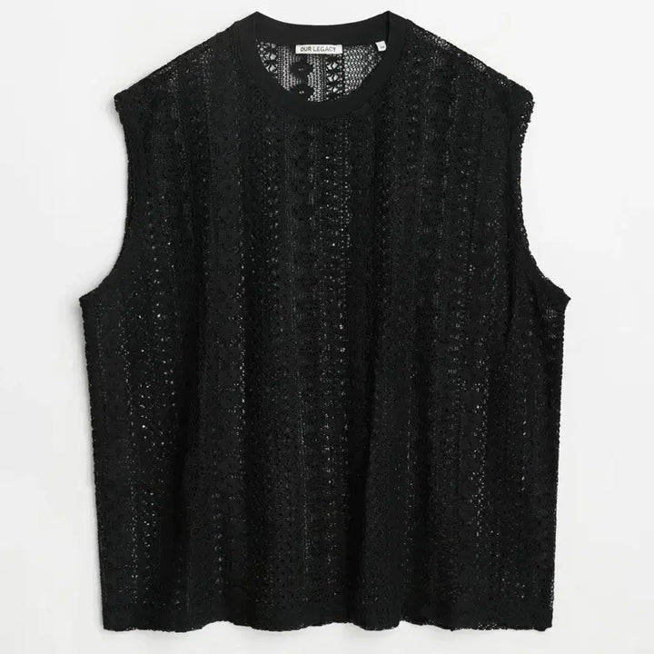 [BUNJANG] Our Legacy Crochet Sleeveless Top / 아워레가시 크로쉐 슬리브리스