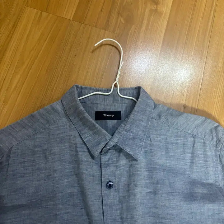 [BUNJANG] Theory Linen Shirt Blue M / Theory 린넨 셔츠 블루 m