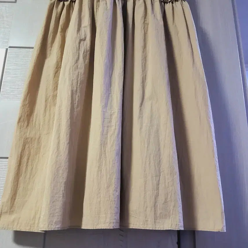 [BUNJANG] Pleated Long Dress / 바스락 플리츠 롱원피스