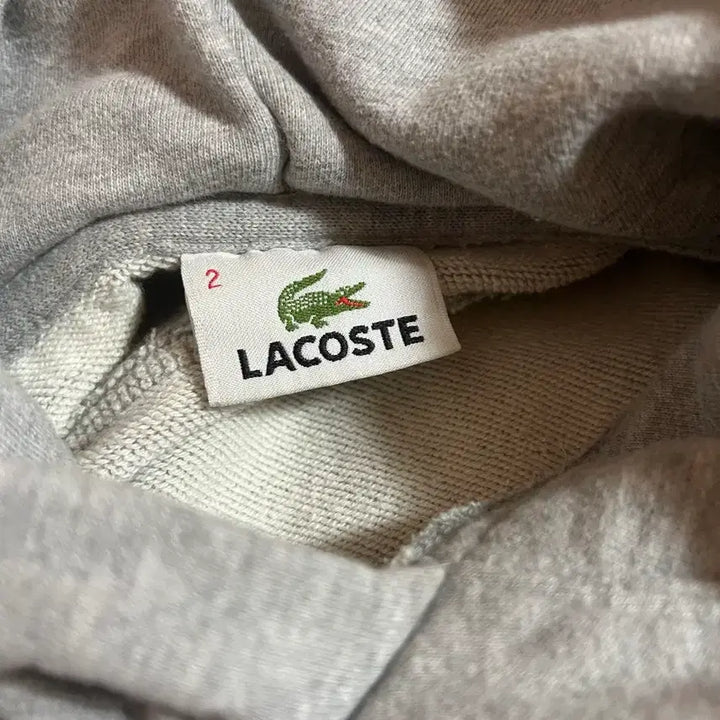 [BUNJANG] Lacoste Big Croc Hoodie / 라코스테 빅크록 후드티