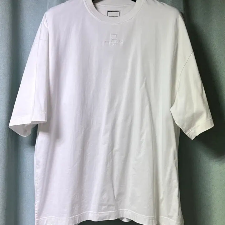 [BUNJANG] Woo Young Mi 25FW White Cotton Oversized T-Shirt / [50] 우영미 25FW 화이트 코튼 오버핏 티셔츠