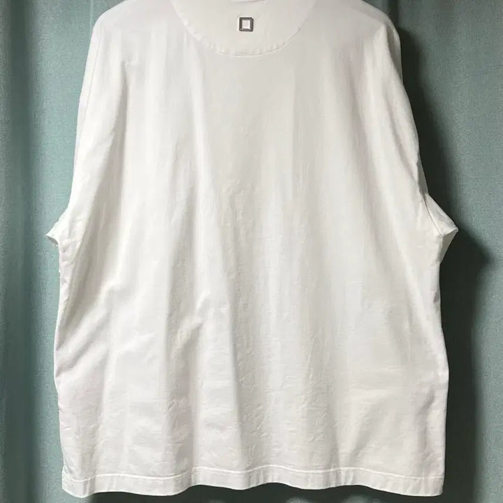 [BUNJANG] Woo Young Mi 25FW White Cotton Oversized T-Shirt / [50] 우영미 25FW 화이트 코튼 오버핏 티셔츠
