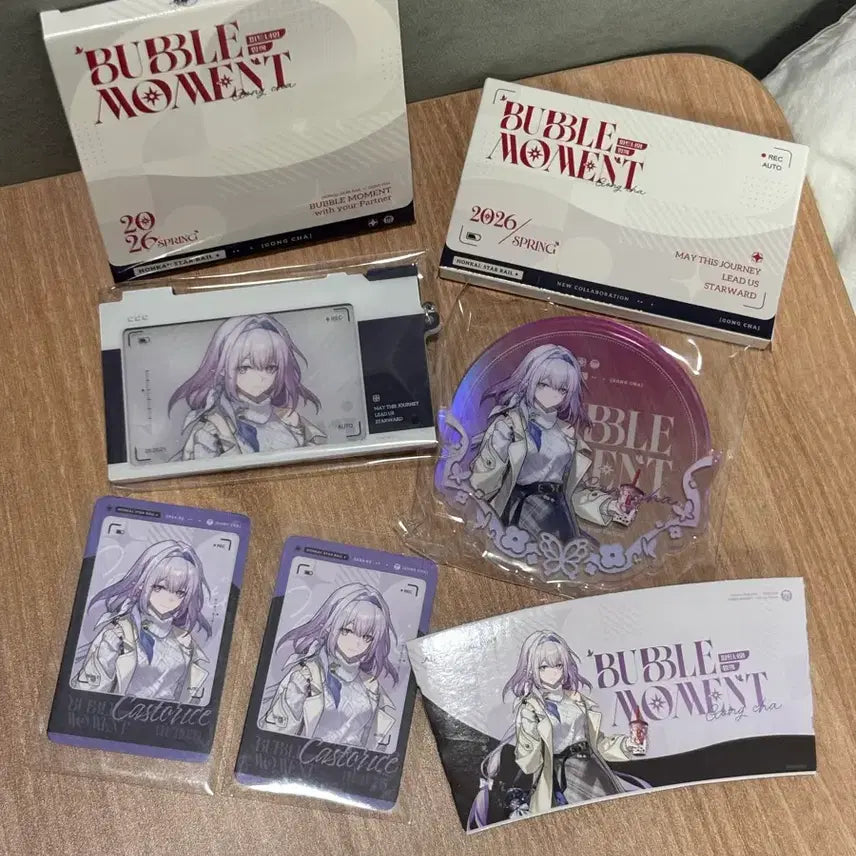 [BUNJANG] Gong Cha x Castoris Shutter Keychain Coaster Set / 공차 카스토리스 셔터키링 코스터 세트 일괄 미개봉