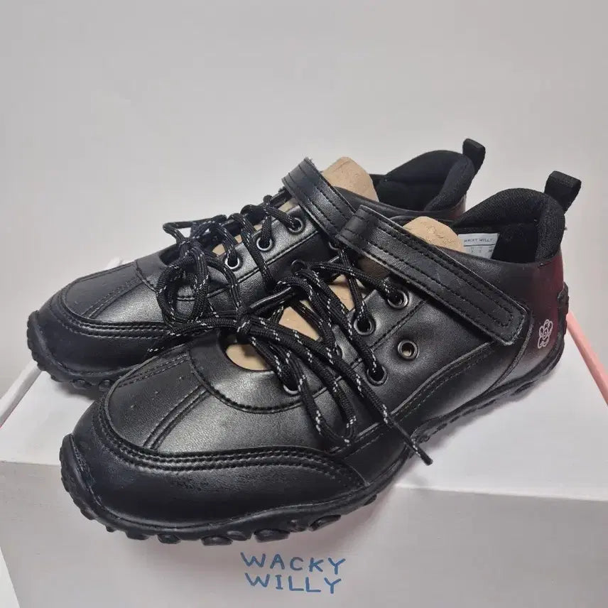 [BUNJANG] Wackywilly Black Flat Shoes (240) / 와키윌리 플렛슈즈 240