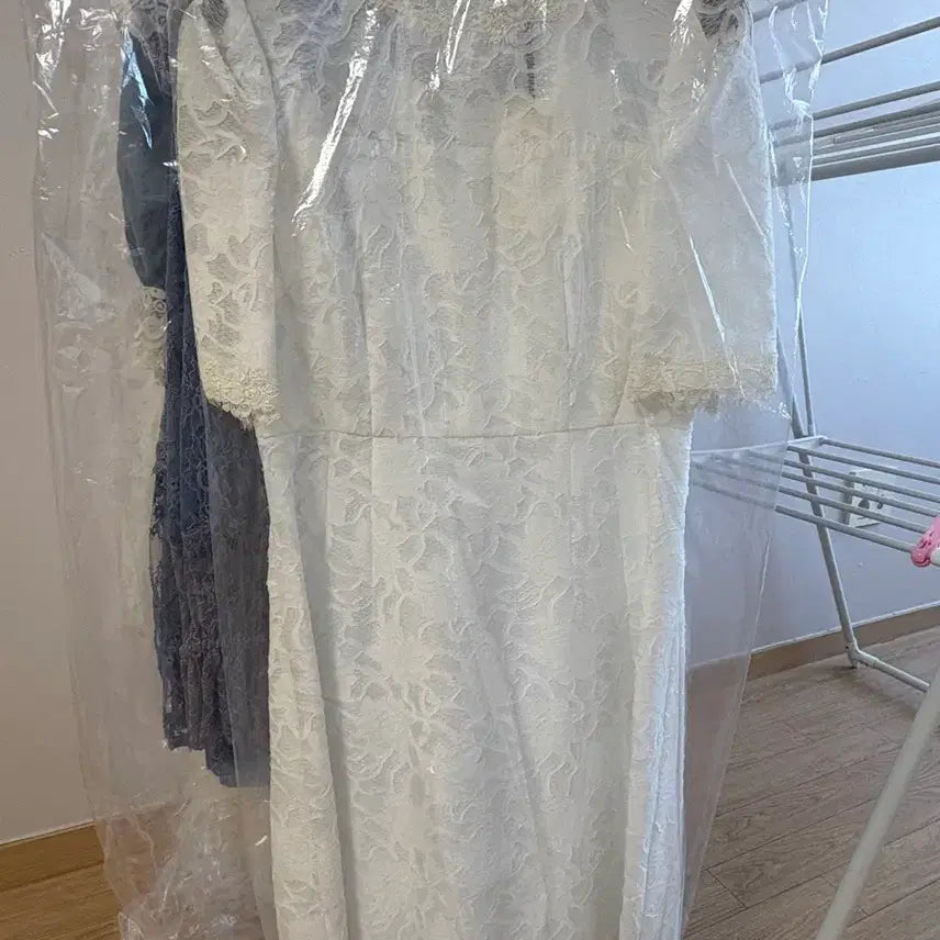 [BUNJANG] IT MICHAA Lace White Dress Size 55 / 잇미샤 레이스 화이트원피스 55 새상품