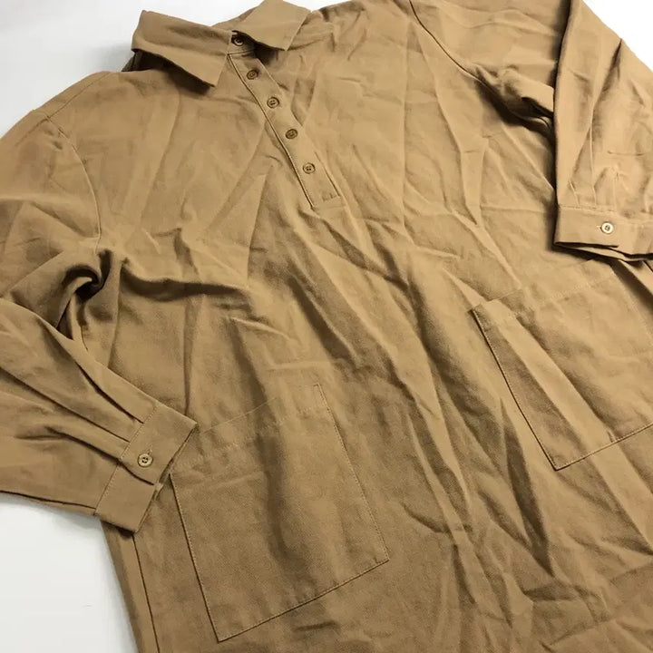 [BUNJANG] Shirt Dress Long / 셔츠형 롱 원피스