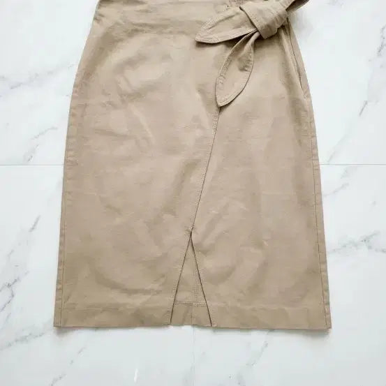 [BUNJANG] 8seconds Beige Wrap Skirt - Size S / 8seconds 베이지 랩 스커트 S(택포)
