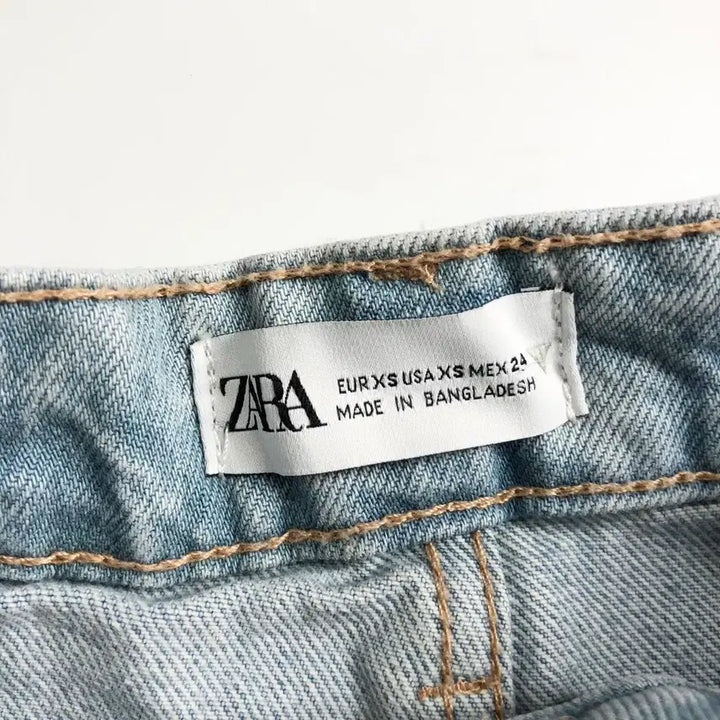 [BUNJANG] Light Wash Denim Mini Skirt / 연청 데님 미니 스커트