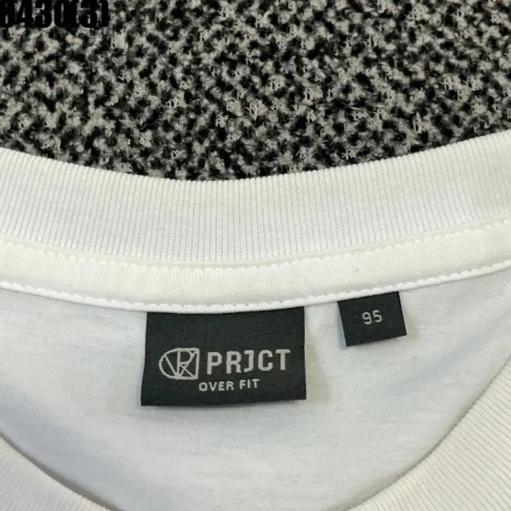 [BUNJANG] PRCT STUDIO White Short Sleeve T-Shirt / PRCT STUDIO 화이트 반팔 티셔츠95 0430