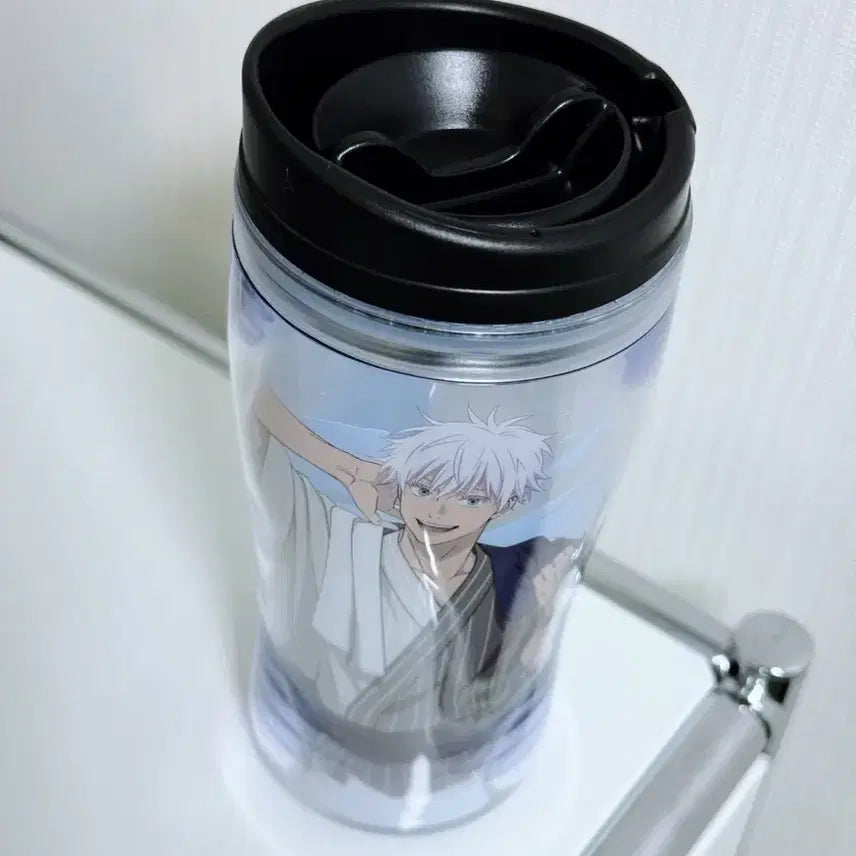 [BUNJANG] Jujutsu Kaisen Gokurakutang Rakuspa Collaboration Limited Tumbler - Satoru Gojo / 주술회전 2026 극락탕 라쿠스파 콜라보 한정 텀블러 - 고죠 사토루