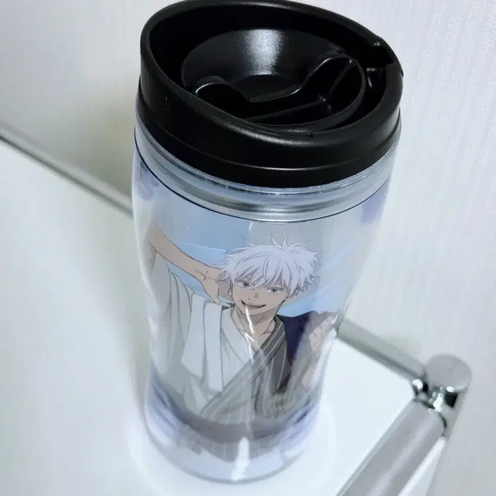 [BUNJANG] Jujutsu Kaisen Gokurakutang Rakuspa Collaboration Limited Tumbler - Satoru Gojo / 주술회전 2026 극락탕 라쿠스파 콜라보 한정 텀블러 - 고죠 사토루