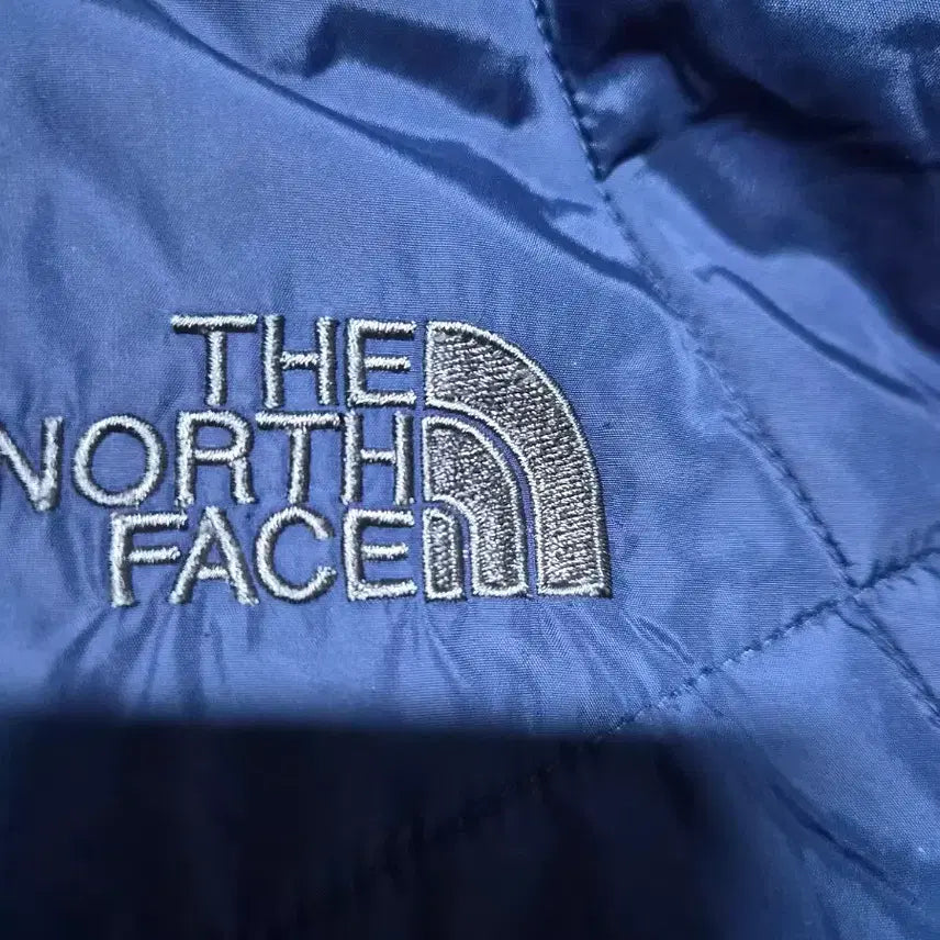 [BUNJANG] The North Face Blue Quilted Padded Jacket / 노스페이스 블루 퀼팅 패딩 자켓