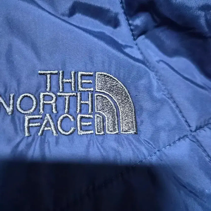 [BUNJANG] The North Face Blue Quilted Padded Jacket / 노스페이스 블루 퀼팅 패딩 자켓