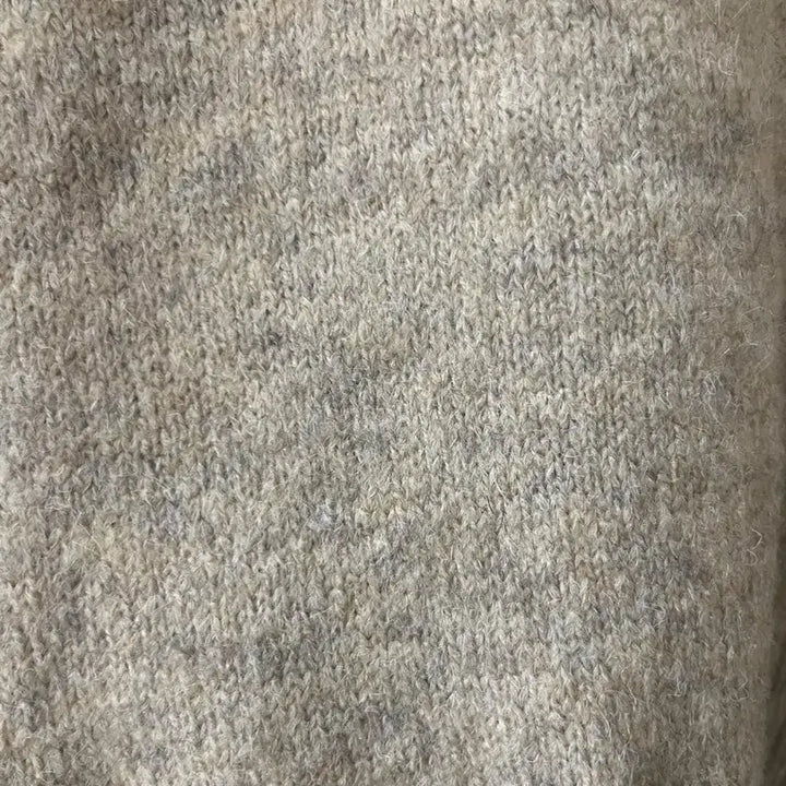 [BUNJANG] Pretzel Half-Neck Knit Beige / 프레즐 하프넥 니트 베이지