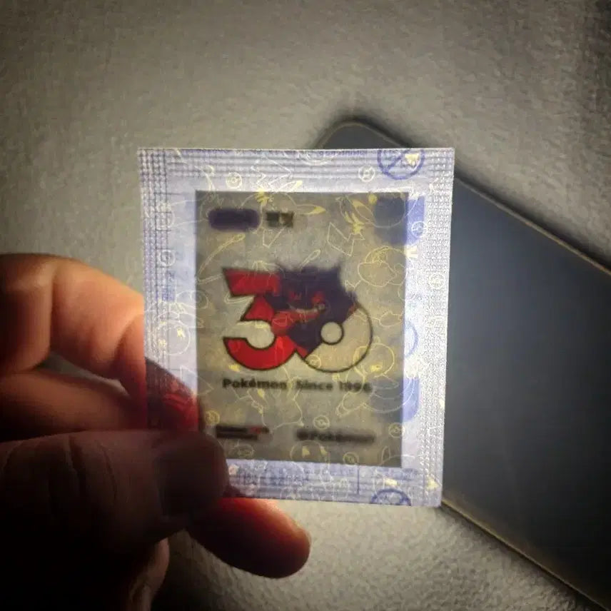 [BUNJANG] Pokemon 30th Anniversary Limited Edition Sealed Gengar Ssheet / 포켓몬 30주년 기념 한정판 미개봉 펜텀 띠부씰