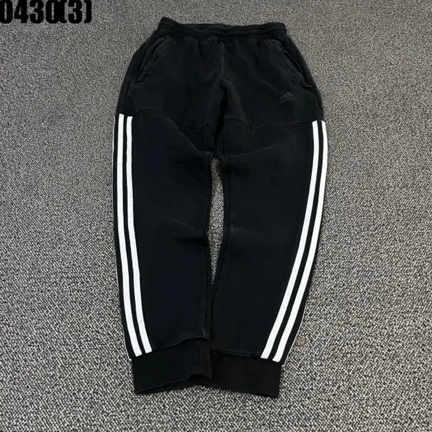 [BUNJANG] Adidas 3-Stripes Training Pants Black M / 아디다스 삼선 트레이닝 바지 블랙m 0430