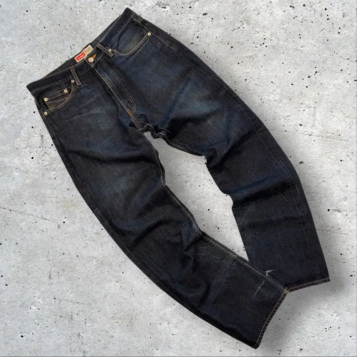 [BUNJANG] X-Large Big Logo Denim Pants (Size 32) / [32] 엑스라지 빅로고 데님 청바지 팬츠 D927