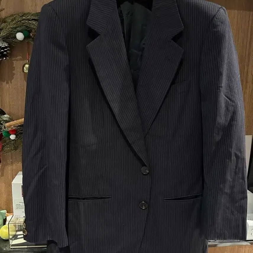 [BUNJANG] Ermenegildo Zegna Wool Stripe Blazer Jacket / Ermenegildo Zegna 울 스트라이프 블레이저 자켓