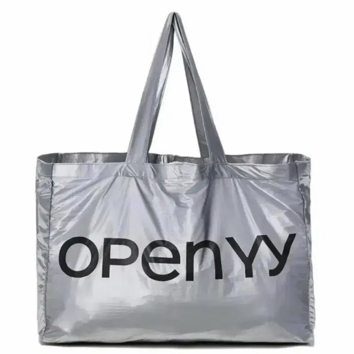 [BUNJANG] OfeunYY Silver Tote Bag / 오픈Yy 오픈와이와이 실버 토트백