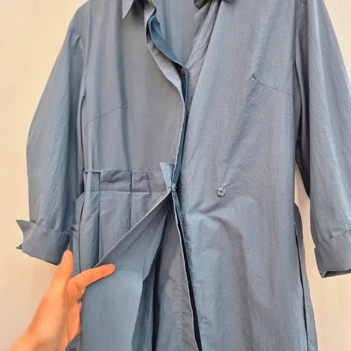 [SOLD OUT] 한섬 마인MINE 벨티드 셔츠 원피스 82-94-160