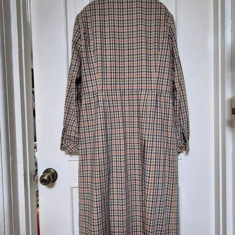 [BUNJANG] Daks Check Pattern Shirt Dress / 닥스 원피스
