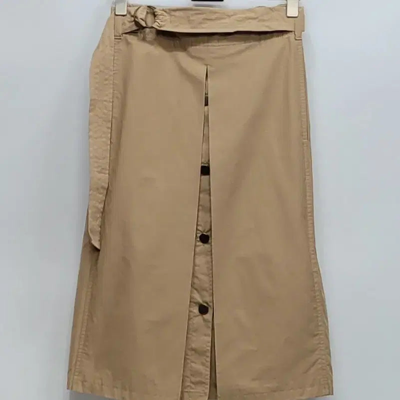 [BUNJANG] SJSJ Trench Wrap Skirt Beige / SJSJ 한섬 에스제이에스제이 트렌치 랩 스커트 / 여 64-94 베이지