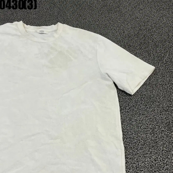 [BUNJANG] TOPTEN White Short-Sleeve T-Shirt 110 / 탑텐 화이트 반팔 티셔츠110 0430