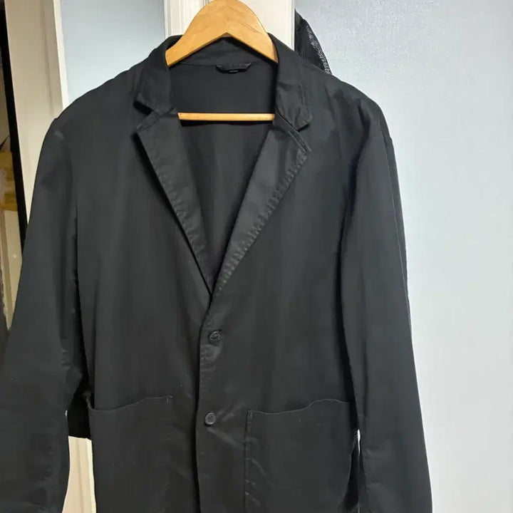[BUNJANG] Muji K-Pock Jacket XL Black / 무인양품 무지 케이폭 자켓 XL 블랙