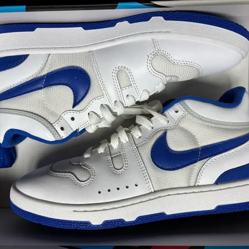[BUNJANG] Nike Attack White/Blue 260mm / 나이키 어택 흰파