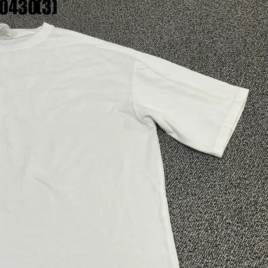 [BUNJANG] Plain White Short Sleeve T-Shirt XL / 흰색 무지 반팔 티셔츠xl 0430
