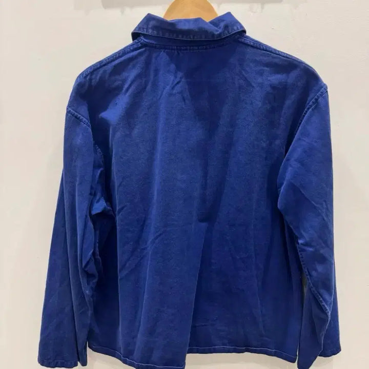 [BUNJANG] French Work Jacket Sun Fade Boxy Cropped Fit / 50s-80s 프렌치 워크자켓 (선 페이드 / 박시 크롭핏)