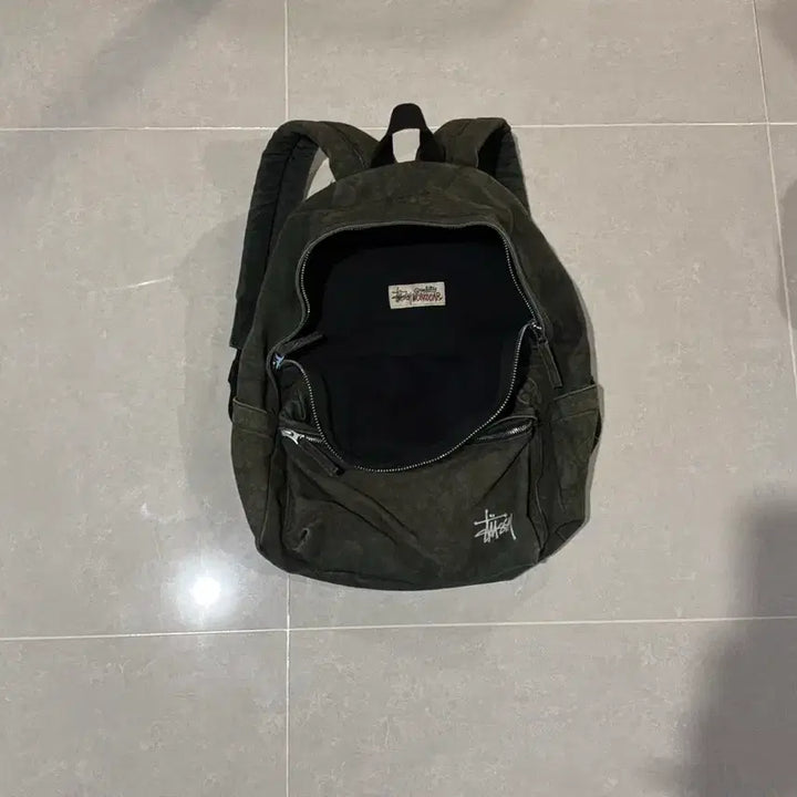 [BUNJANG] Stussy Black Backpack / 스투시 백팩 검정