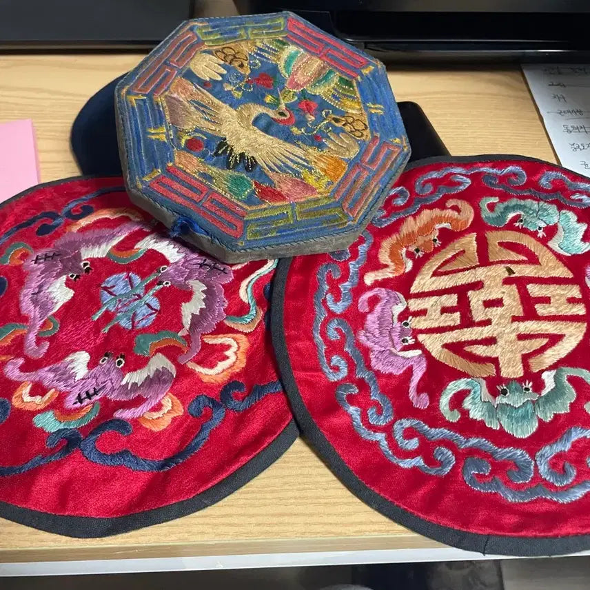 [BUNJANG] Antique Pillow Set / 엤날 배게수 3점 4만