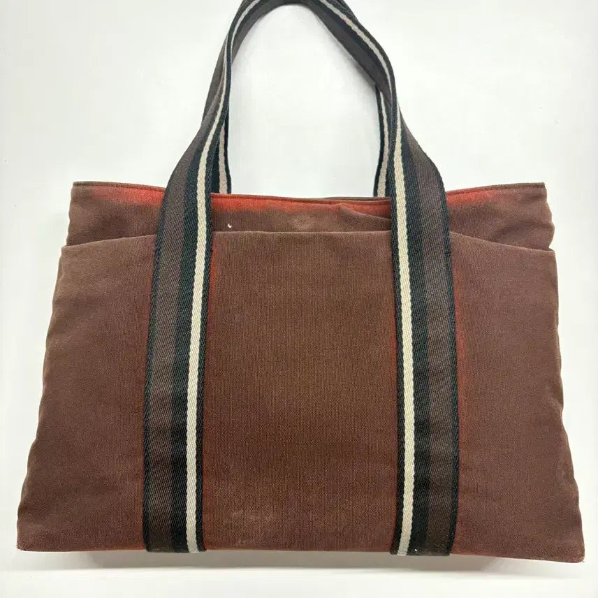 [BUNJANG] Hermes Troca Horizontal Tote Bag MM Brown / 00&