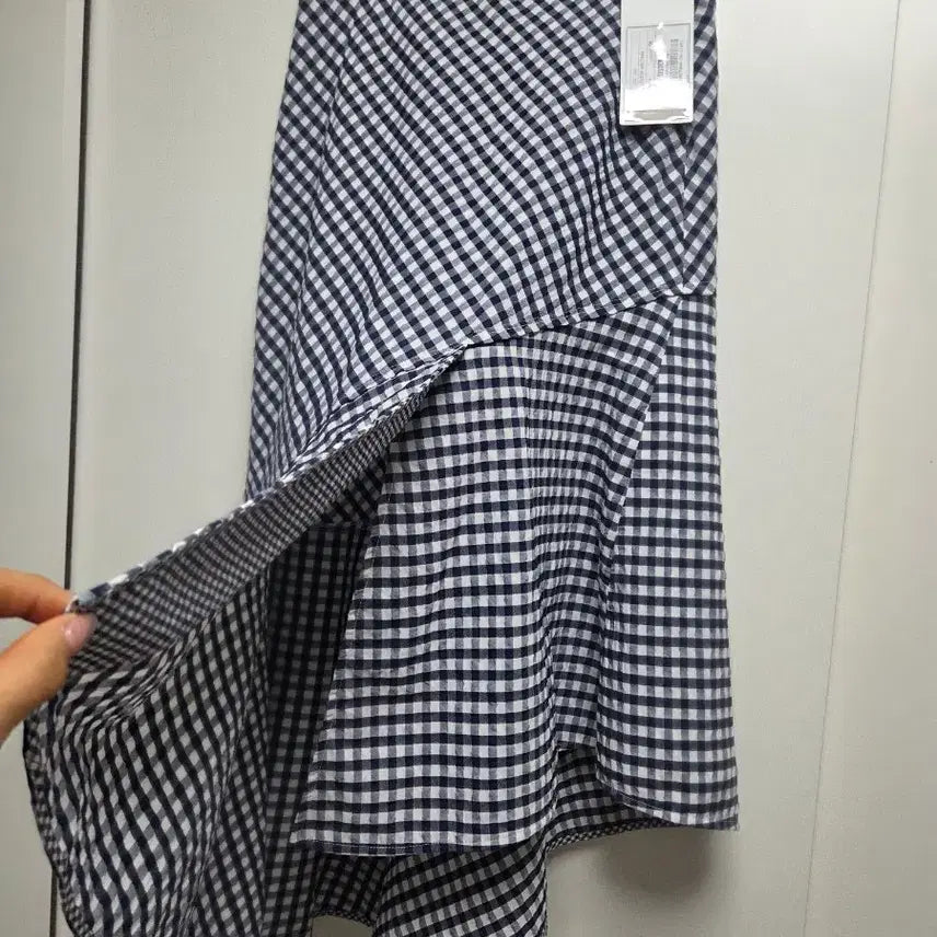 [BUNJANG] SYSTEM Checkered Skirt / 한섬 SYSTEM 시스템 체크 스커트