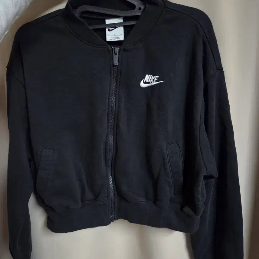 [BUNJANG] Nike Cropped Zip-Up Sweatshirt / 나이키 크롭 면집업 s