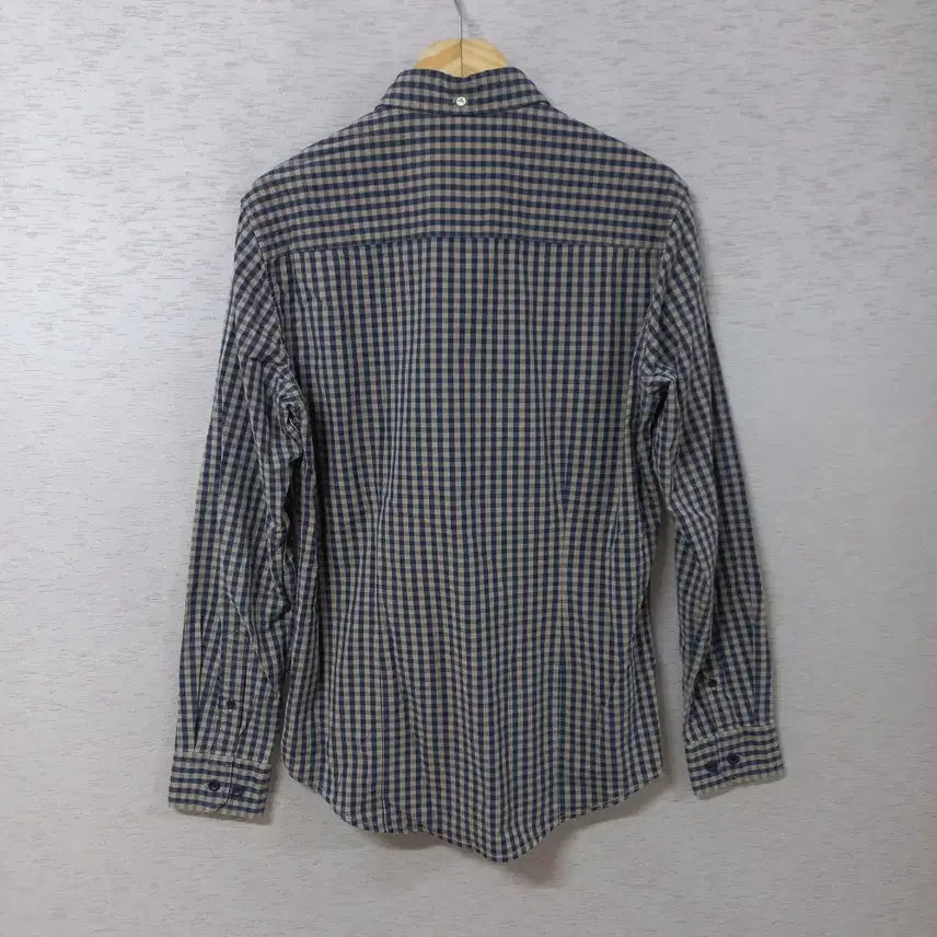 [BUNJANG] Brown Checkered Shirt Men&