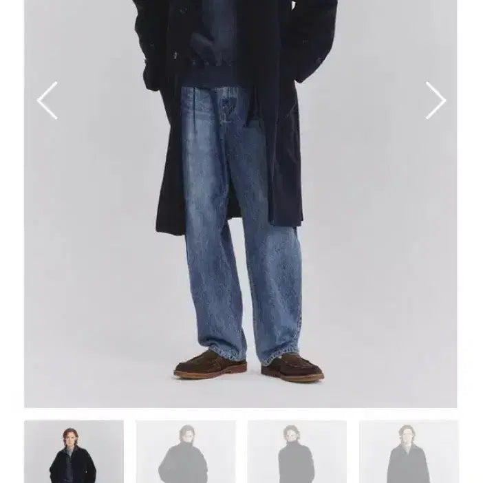[BUNJANG] Artifects Balmacaan Coat Navy Size L / 아트이프액츠 발마칸 코트 네이비