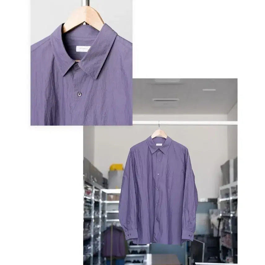[BUNJANG] Everyworn CN Shirt Purple / 에브리원everyworn CN셔츠 퍼플