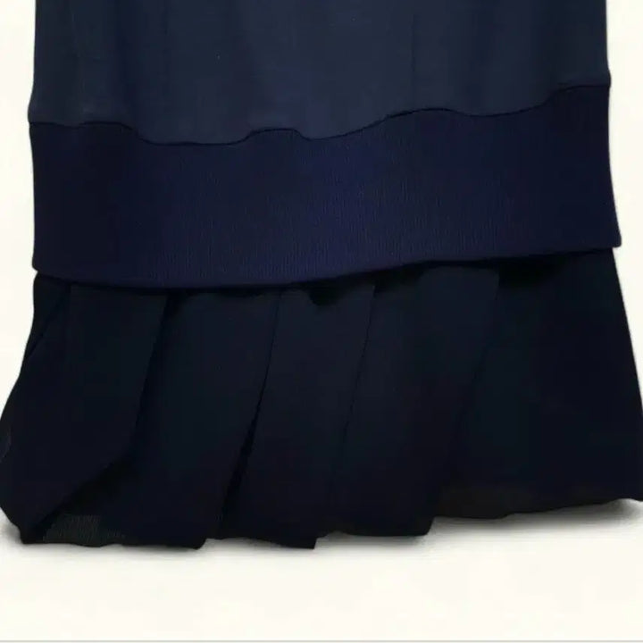[BUNJANG] Maggie Knightbridge Navy Chiffon Dress Size 55 / 55 매긴나잇브릿지 원피스 55 여성 쉬폰 치마 스커트 정장 원피스