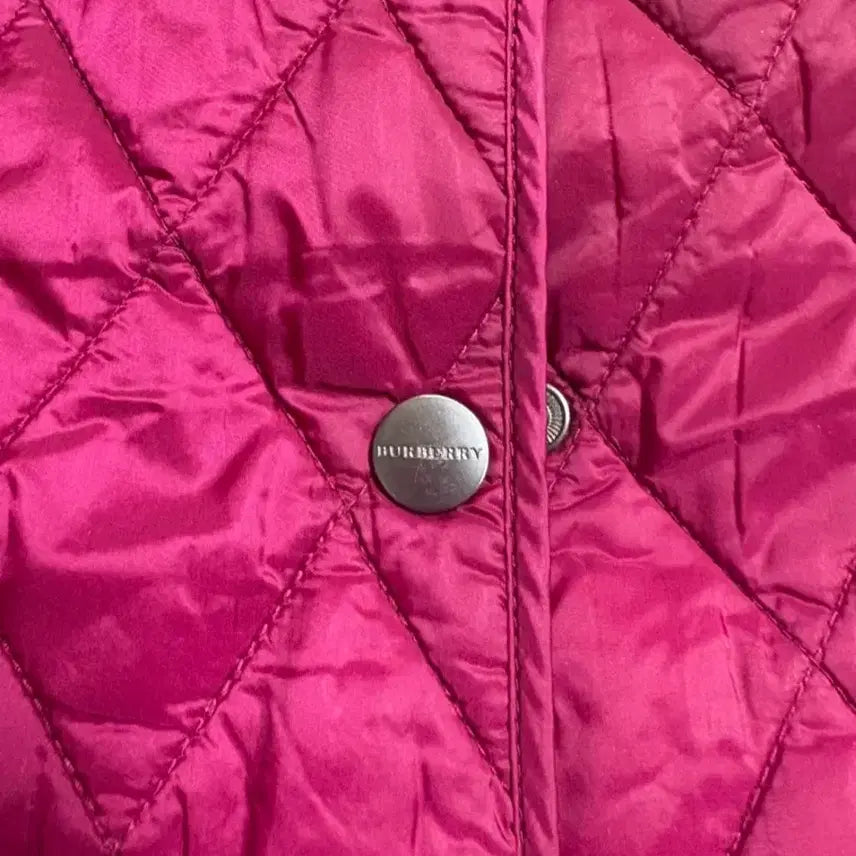 [BUNJANG] Burberry Quilted Jacket (Pink, Purple) / 정품 버버리 퀼팅 자켓 (핑크, 퍼플)