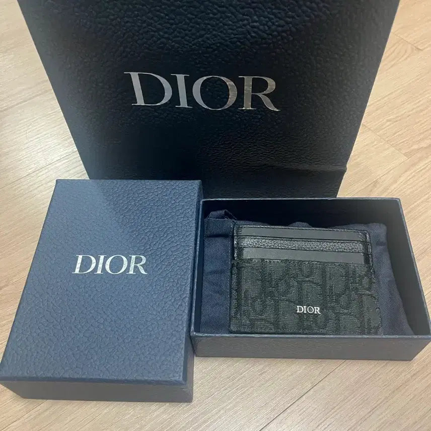 [BUNJANG] Dior Black Card Holder / 디올카드지갑 블랙